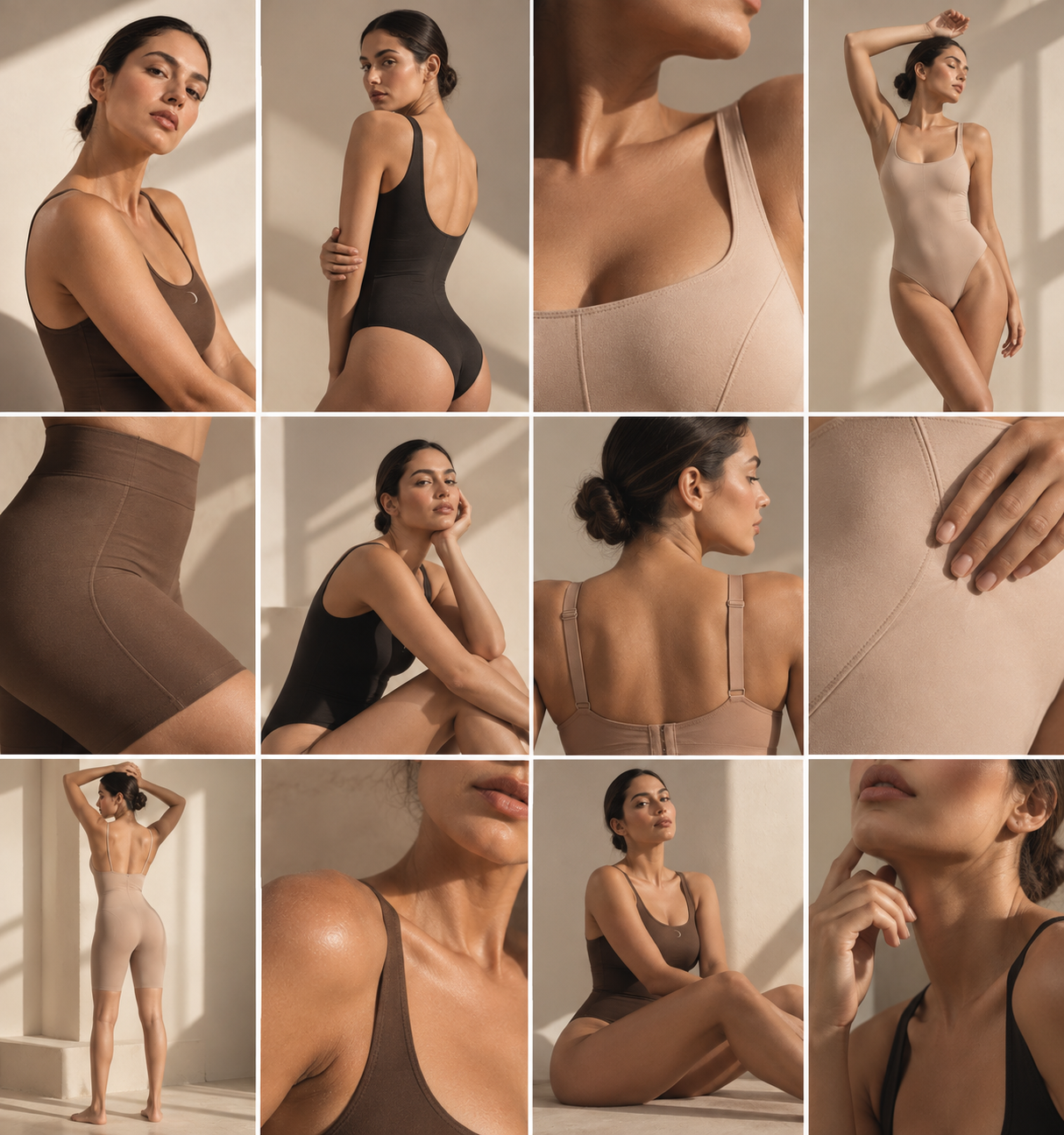 Collage oficial NUDE Moldea: prendas, modelos y detalles